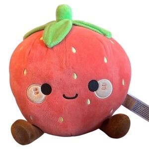 Honeymaru Strawberry Plush Toy Stuffed Animal Cute Fruit Kawaii Gift